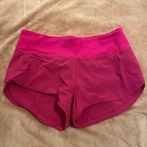 Pink lulu shorts
